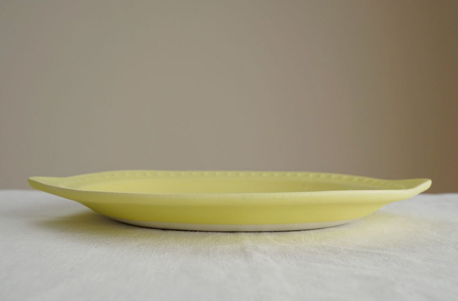 Mashiko Pottery Yoshizawa Lemon Plate