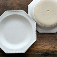 Mashiko Pottery Yoshizawa Deep Plate - White XL