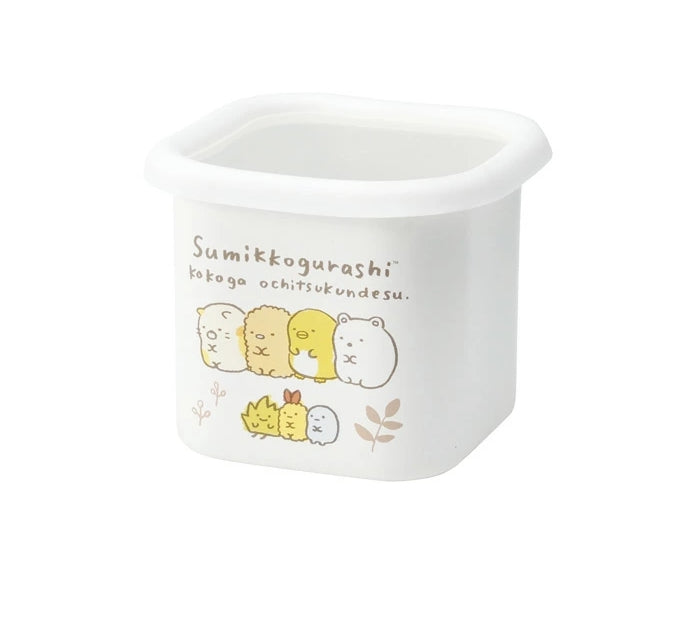 Japan Made Sumikko Gurashi Enamel Cube Stocker