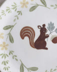 Buncho Pottery 7寸/Plate of squirrels and acorns