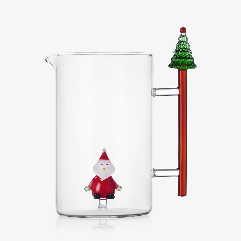 Ichendorf Jug With Christmas Tree Handle & Santa Claus
