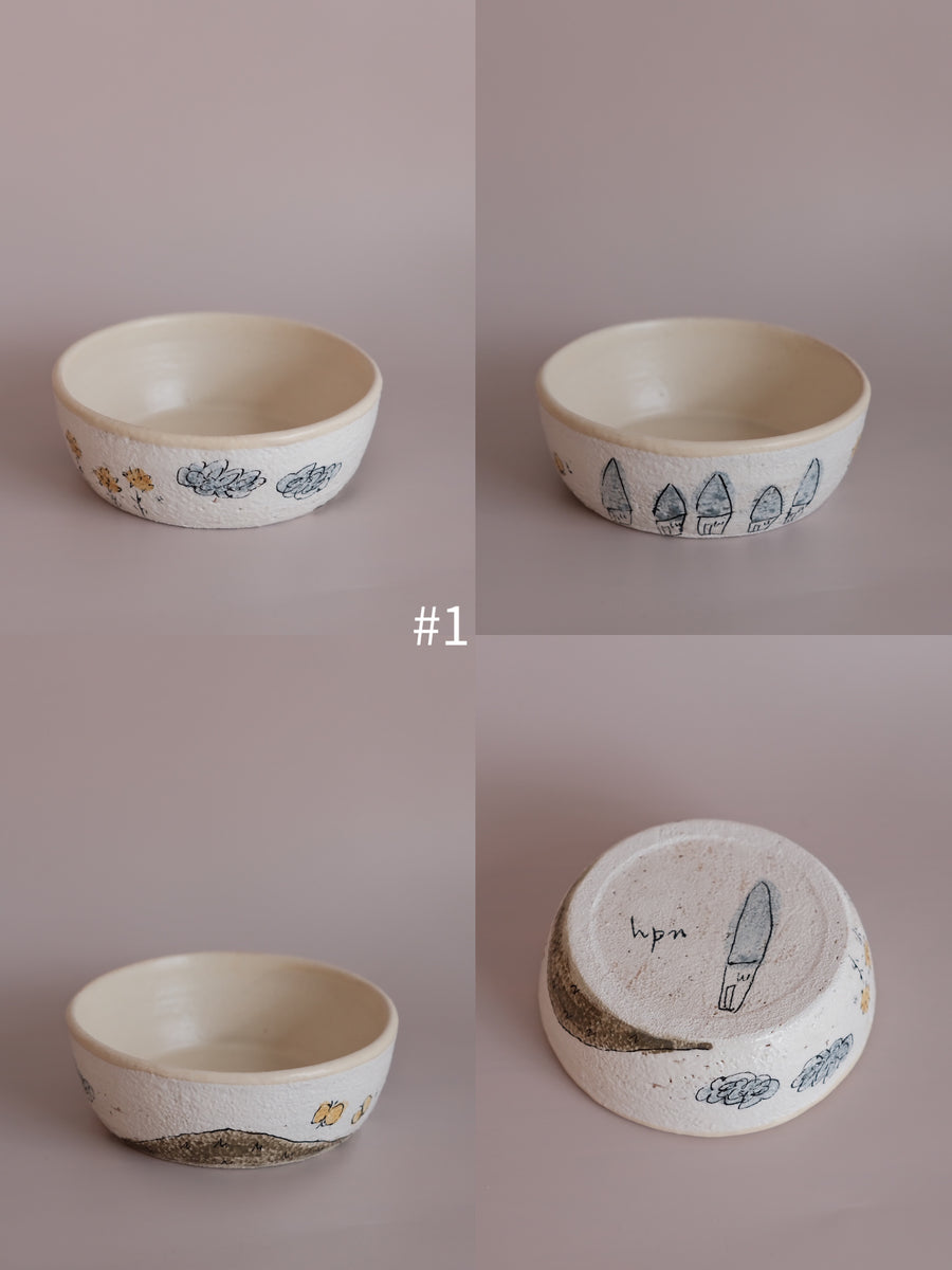 Hapun Pottery honobono series serial bowl