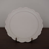 Kasumi Fujimura White Ceramic Saucer/Plate