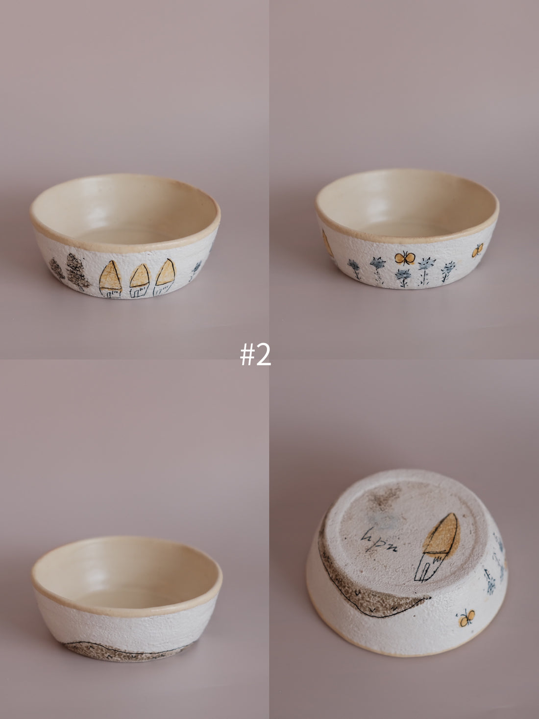 Hapun Pottery honobono series serial bowl