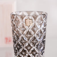 Kagami Crystal - Whiskey glass Edo Kiriko "Circle Mesh" By Satoshi Nabetani, Master of traditional crafts