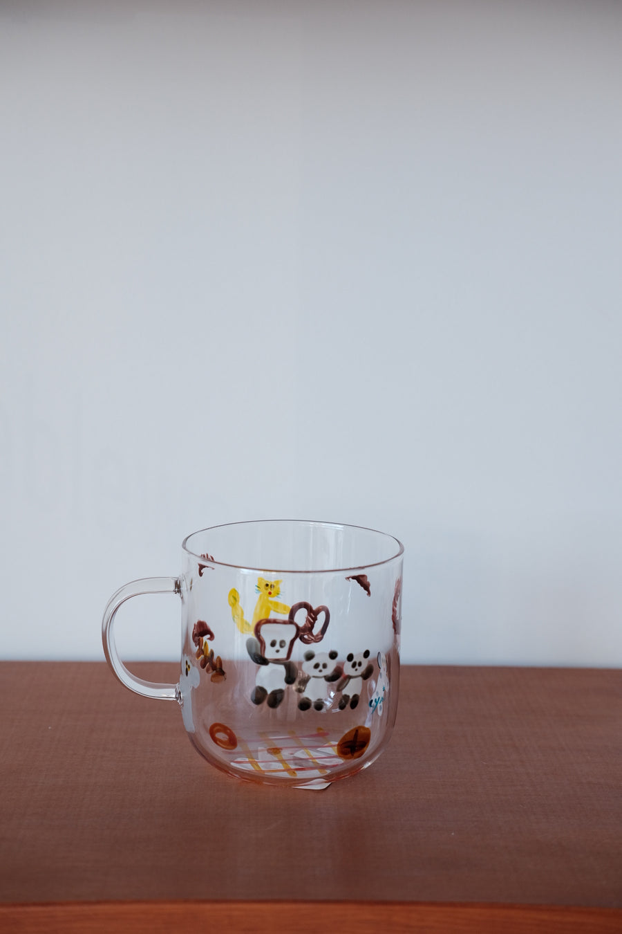 Cyilabo Chika Sakaguchi Glass Mug Bread