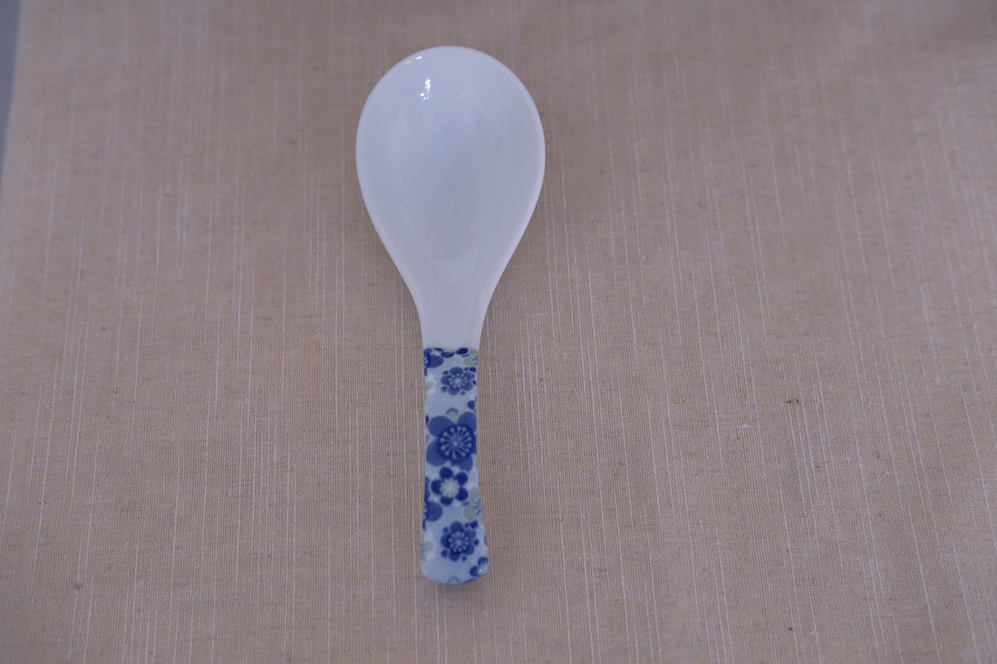 Japan Made Ceramic Soup Spoon Large