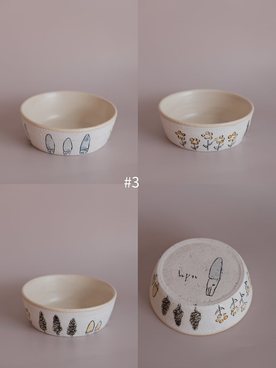 Hapun Pottery honobono series serial bowl