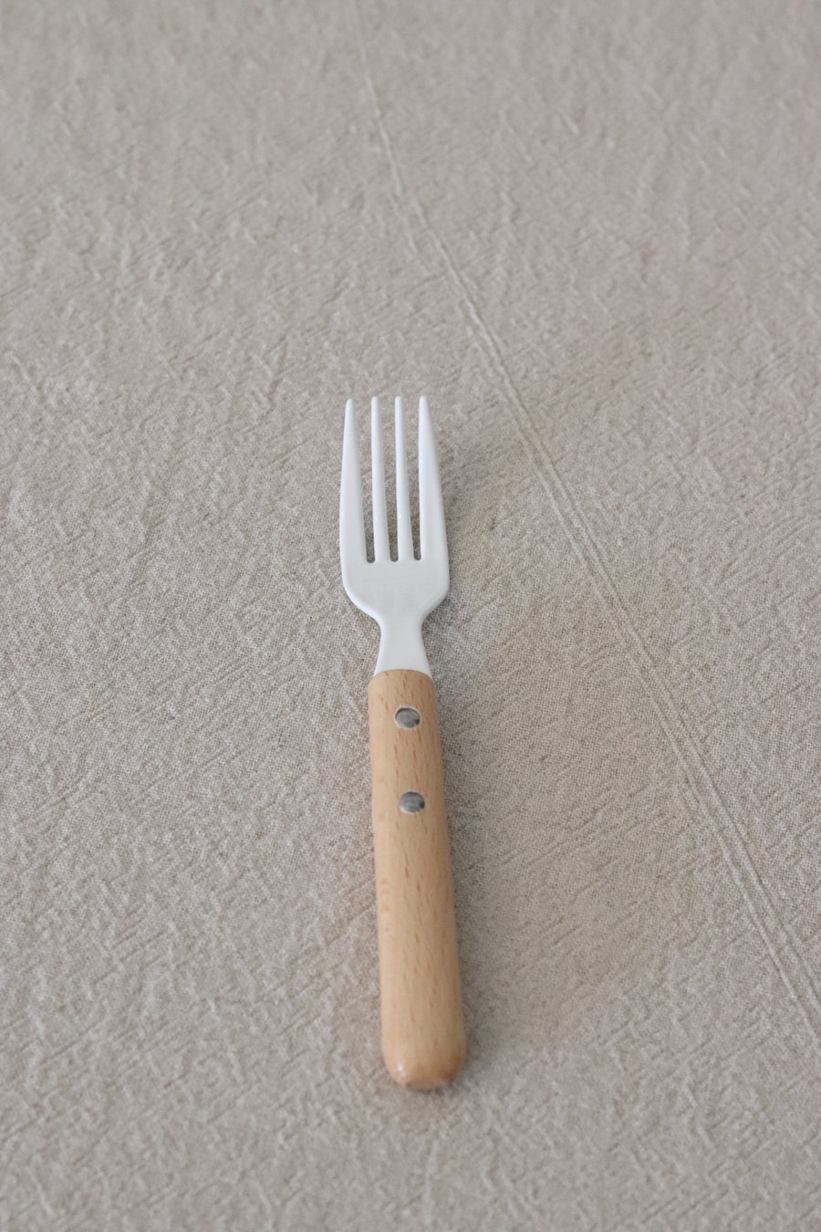 Japanese Enamel Cutlery Set-Wooden Handle