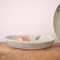 Shibata Ayami Ceramic Oval Plate S