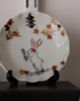 Arita Ware Handmade Bunny Birth Month Small Plate