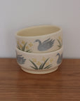 Buncho Pottery Swan Small Bowl