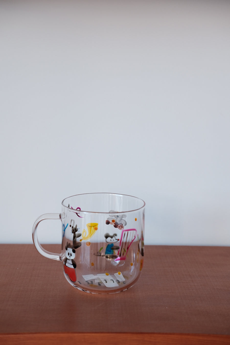 Cyilabo Chika Sakaguchi Glass Mug Panda Koala