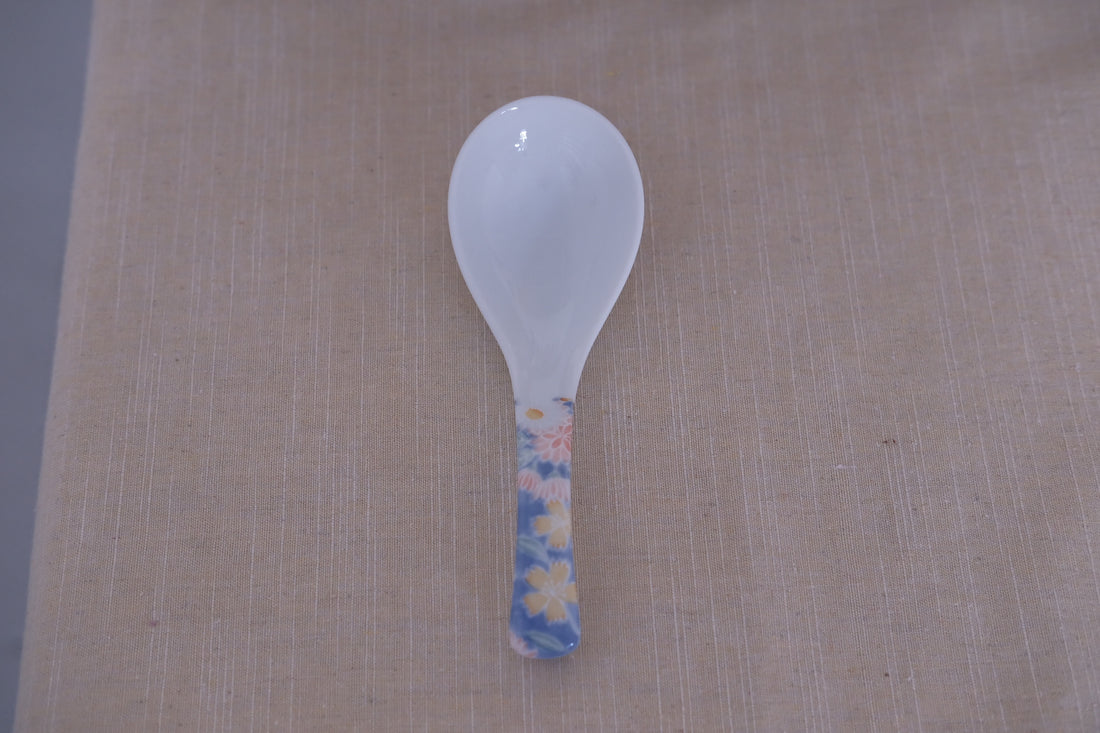 Japan Made Ceramic Soup Spoon Large