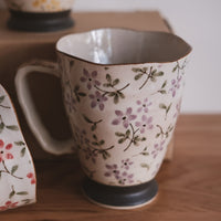 Seto Ware Flower Series Large Mug