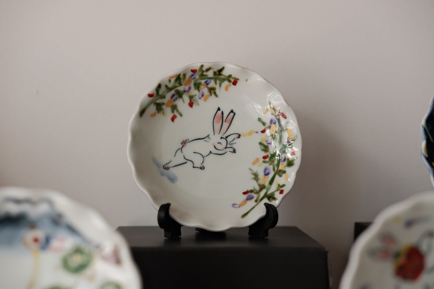 Arita Ware Handmade Bunny Birth Month Small Plate