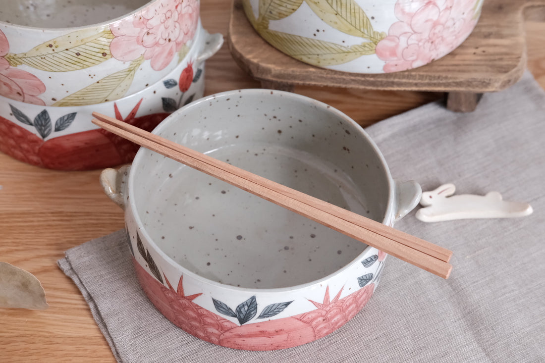 Cool Banana Bowl with Flower Handle