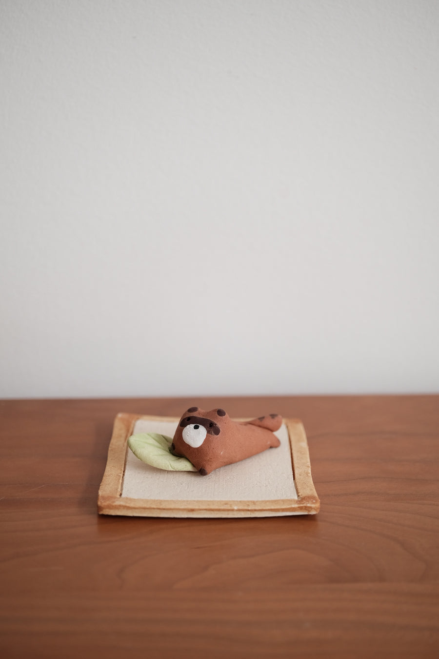 Japanese Clay Animals Incense Holder