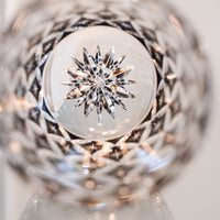 Kagami Crystal - Whiskey glass Edo Kiriko "Circle Mesh" By Satoshi Nabetani, Master of traditional crafts