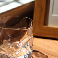 Crumple Oldfashion Crinkle Glass Tumbler