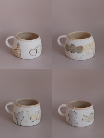 Hapun Pottery colorful series mug