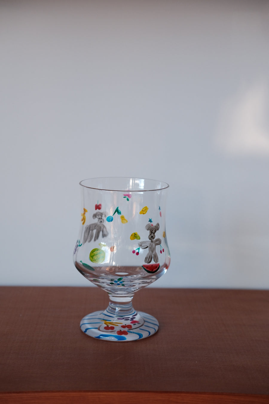 Cyilabo Chika Sakaguchi Glass Parfait Cup - Schnauzer