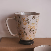 Seto Ware Flower Series Large Mug