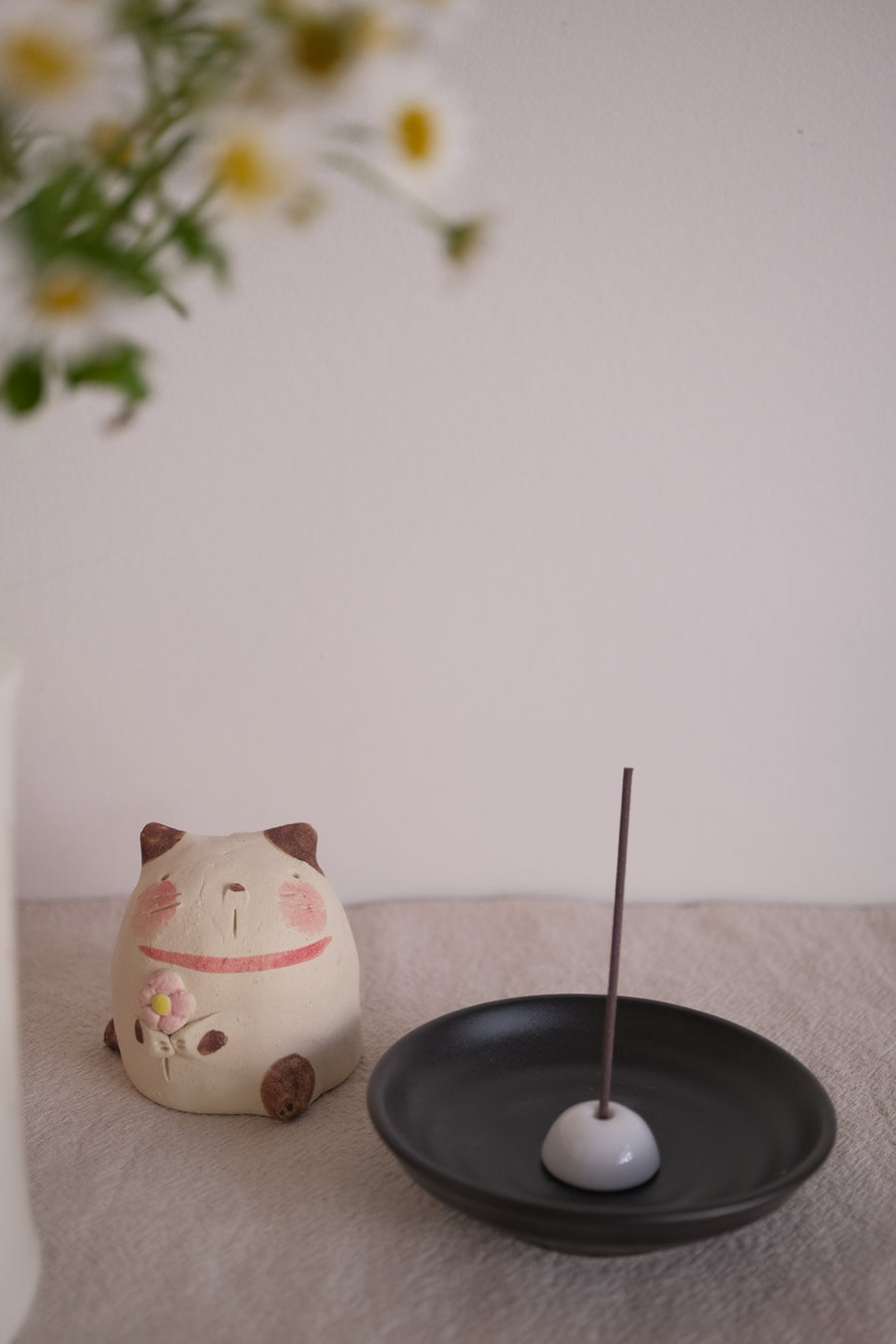 Japanese Clay Incense burner