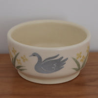 Buncho Pottery Swan Small Bowl