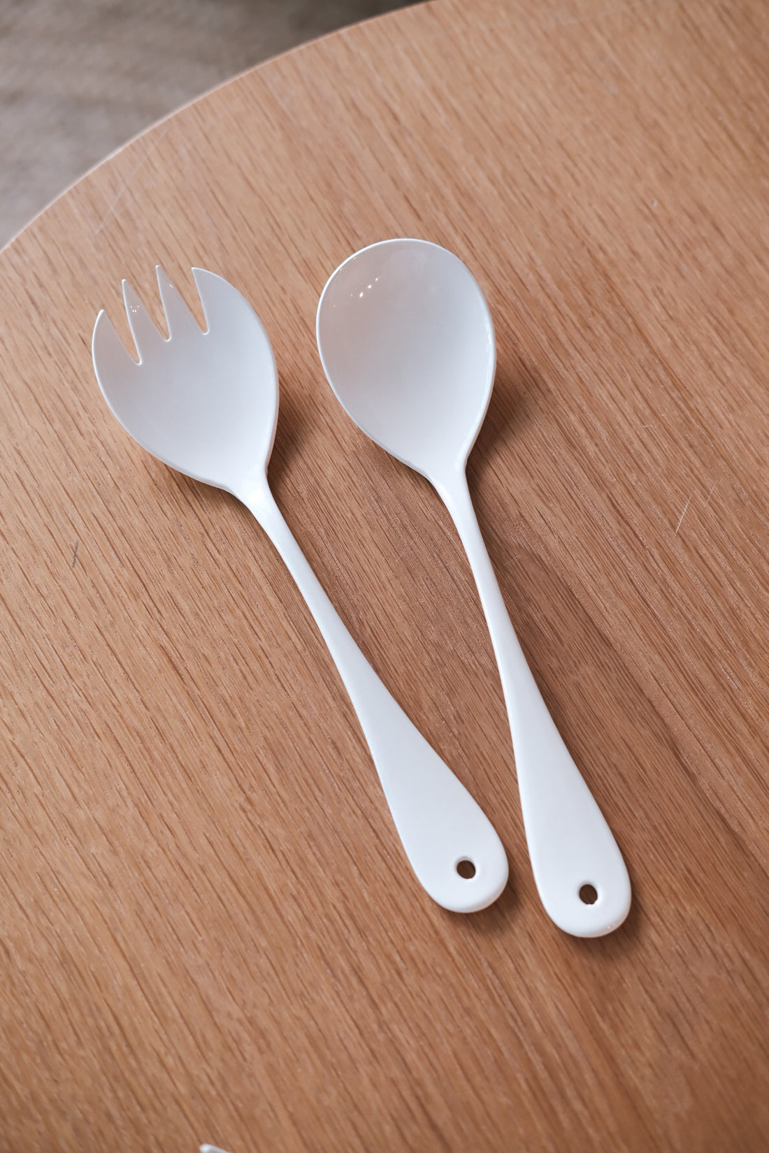 Japaneses Enamel Salad Fork / Spoon