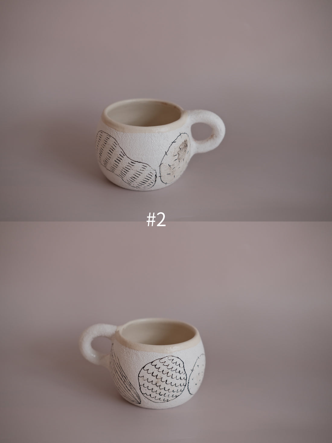 Hapun Pottery nuts series mug