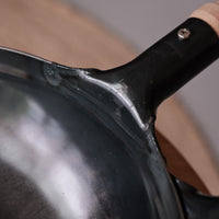 Yamada Kogyosho 山田工業所 Wooden Handle Wok