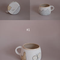 Hapun Pottery colorful series mug