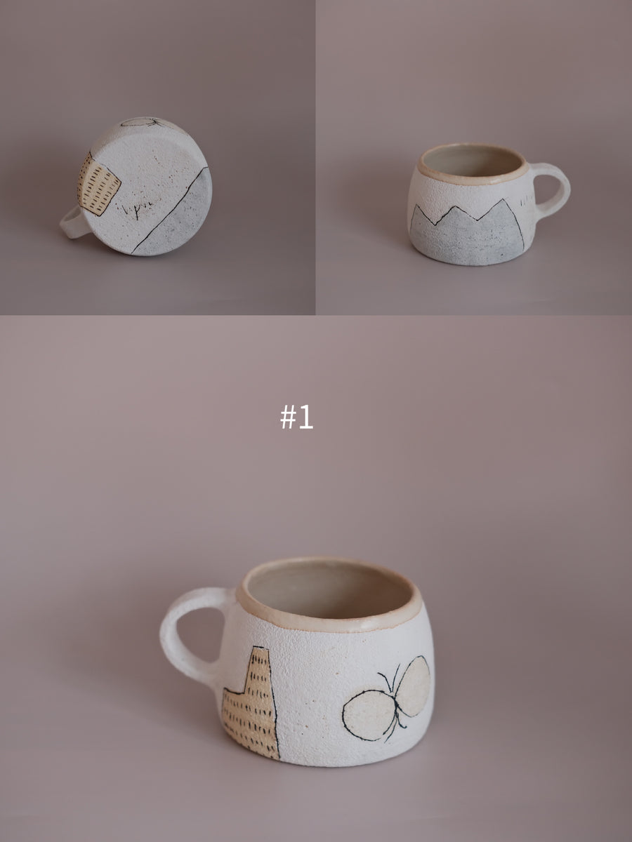 Hapun Pottery colorful series mug