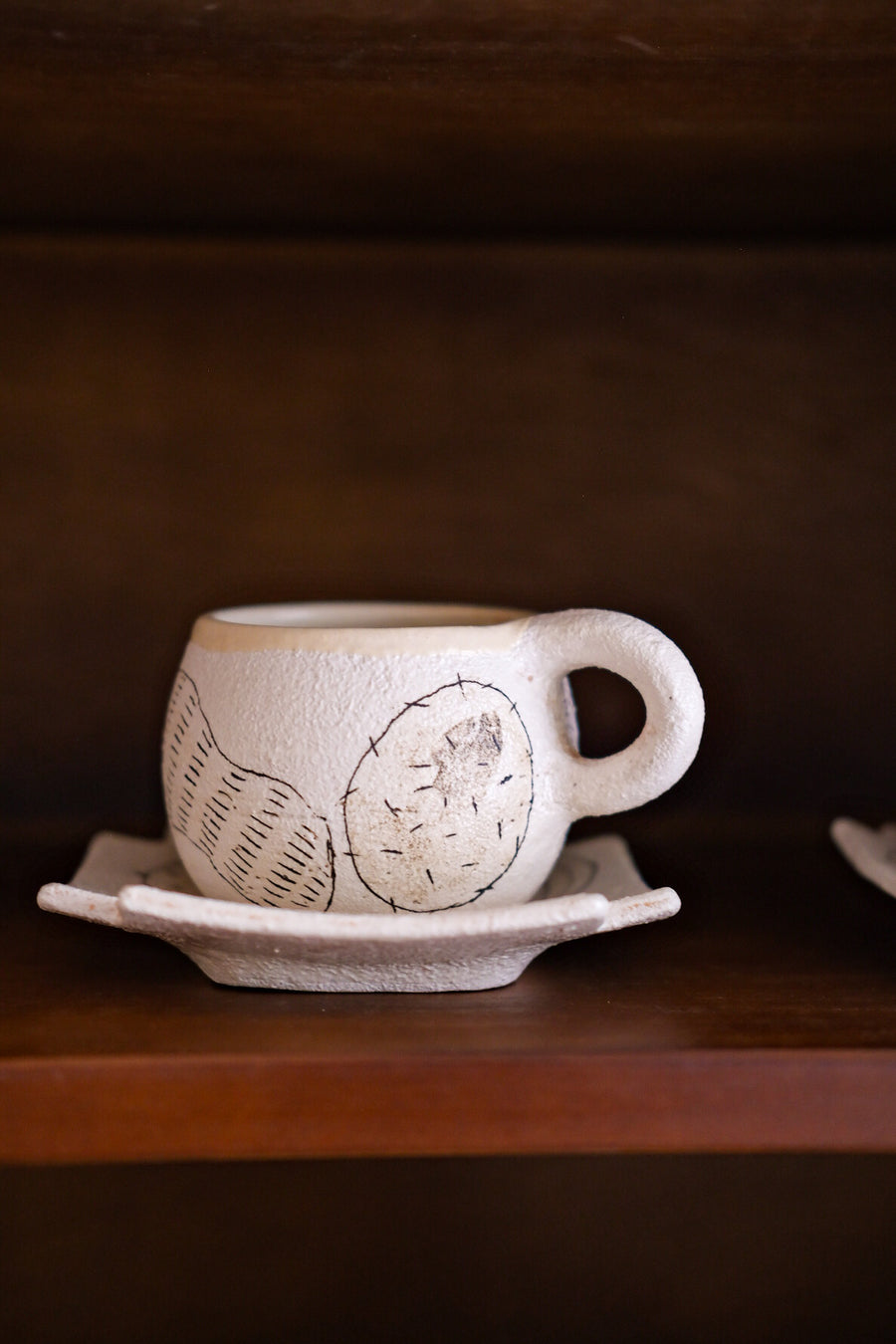 Hapun Pottery nuts series mug
