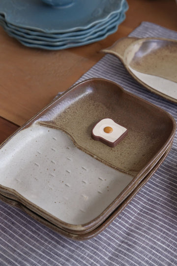 Mashiko Pottery Yoshizawa Toast Plate