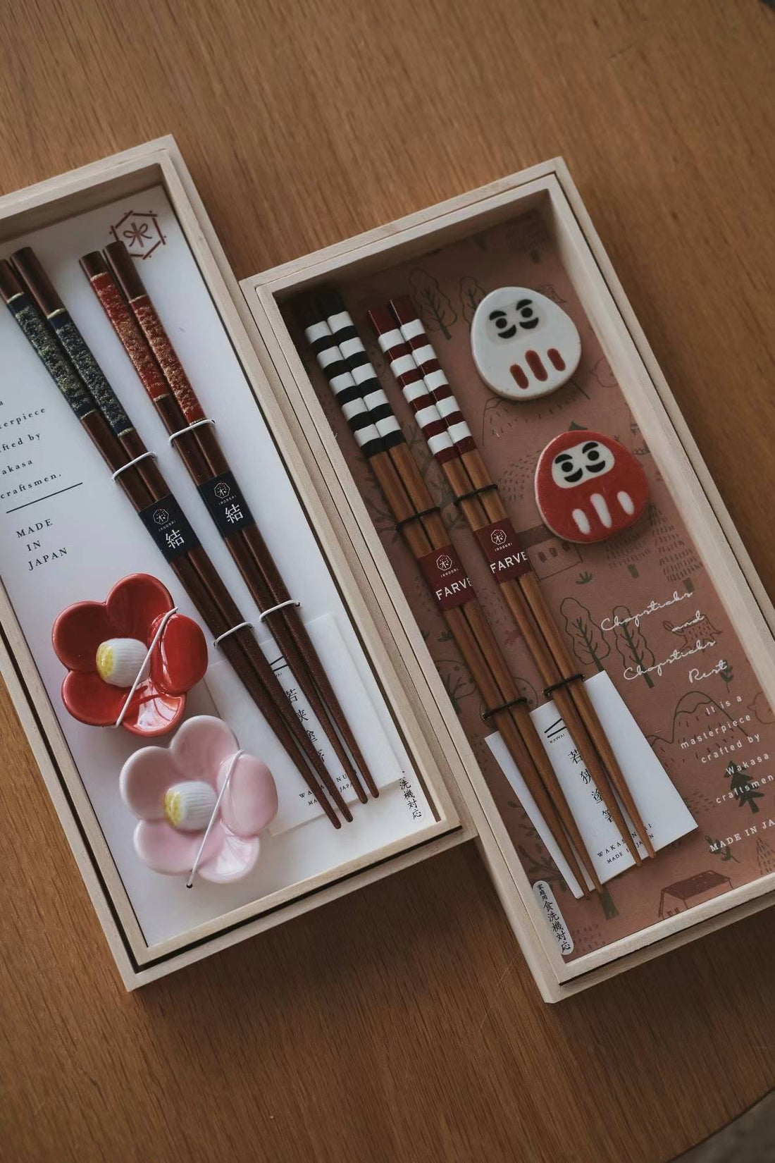 Japanese Chopsitck Gift Set - Daruma