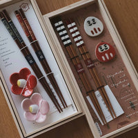 Japanese Chopsitck Gift Set - Daruma