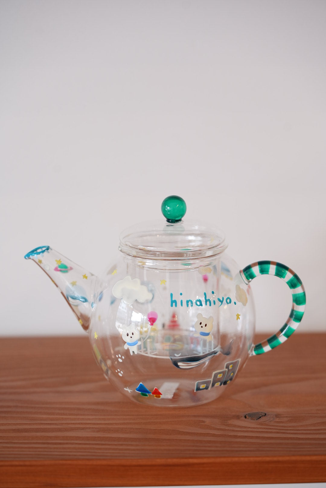 hina hiyo club Glass Teapot #2