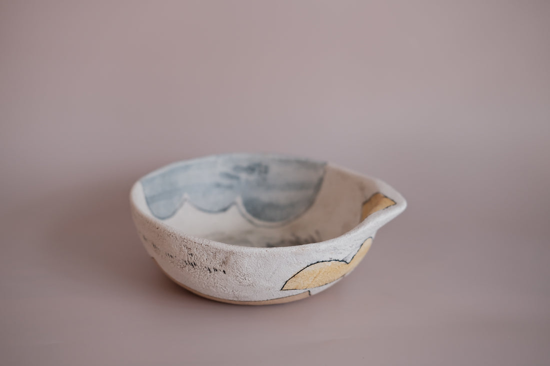 Hapun Pottery colorful series bowl M
