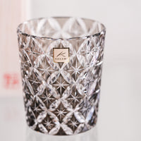 Kagami Crystal - Whiskey glass Edo Kiriko "Circle Mesh" By Satoshi Nabetani, Master of traditional crafts