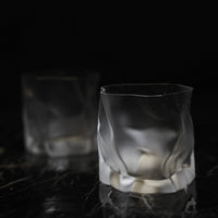 小松诚设计日本褶皱玻璃水杯