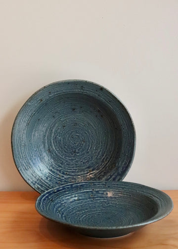 Japanese Ceramic Large Brown Plate