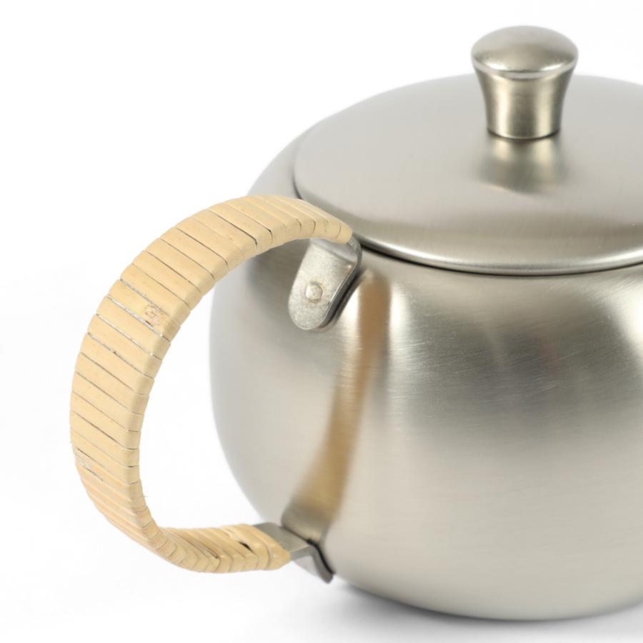 Yoshikawa Teapot Stainless Steel 500ml Tsurute Midori Made in Japan Yj2892