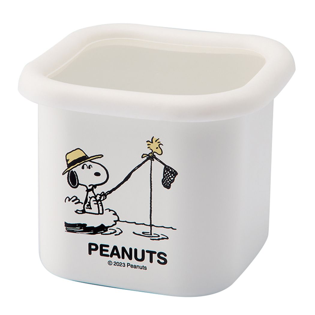 Japanese Enamel Snoopy Peanuts Storage Canister – Yochi Cups