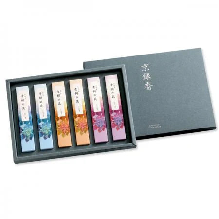 Incense Kousaido Kyoto Incense Set - Blue Paulownia Flower