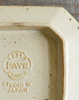 Studio M PAVE Square Plate - Cream
