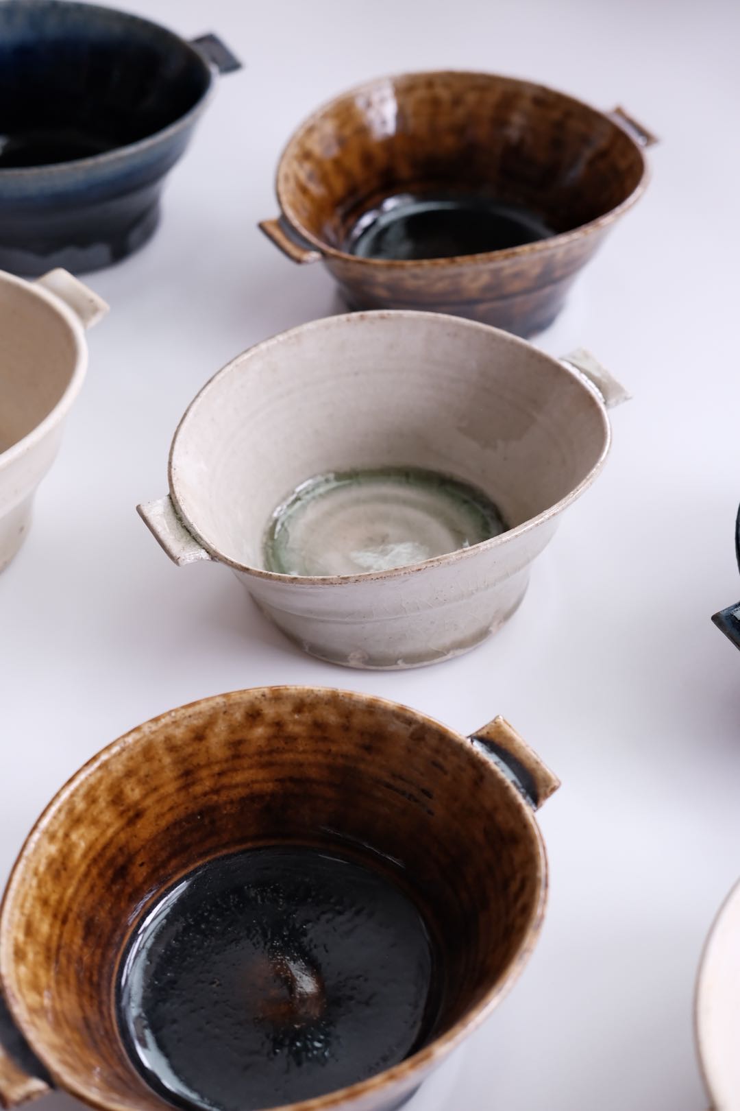 Bowl Ash Glaze - Japanese artist Kei Kawachi 河内啓