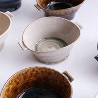 Bowl Ash Glaze - Japanese artist Kei Kawachi 河内啓