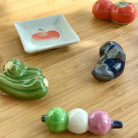 Mino Ware Chopstick Rest - Vegetables Collection